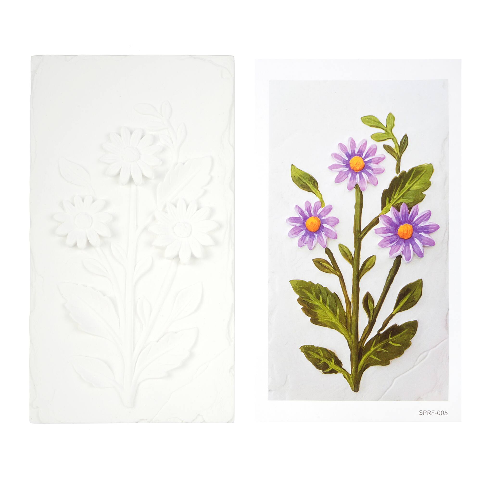 Purple Daisy Relief Painting Kit by Artist's Loft®